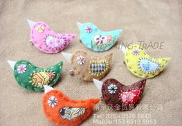 南京沃金贸易 日韩外贸饰品厂家直供，拼布卡通小鸟等小饰物价格及图片展示